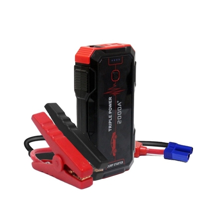 MS401 Passenger Car Car Jump Starter with Built-in LED Light 2000A Peak (Up to 7.0L Gas or 5.5L Diesel Engine) for 12V Automotive Jump Leads