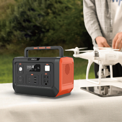 Support Fast Charging Portable Solar Rechargeable Generator 220v 110v 400w Portable Camping Generator