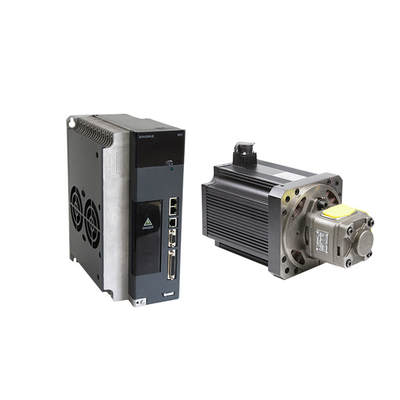 Totally Enclosed Synmot 42LPM 20cc 14Mpa Compact Servo Motor With Pump For Servo Injection Machine Hydraulic System